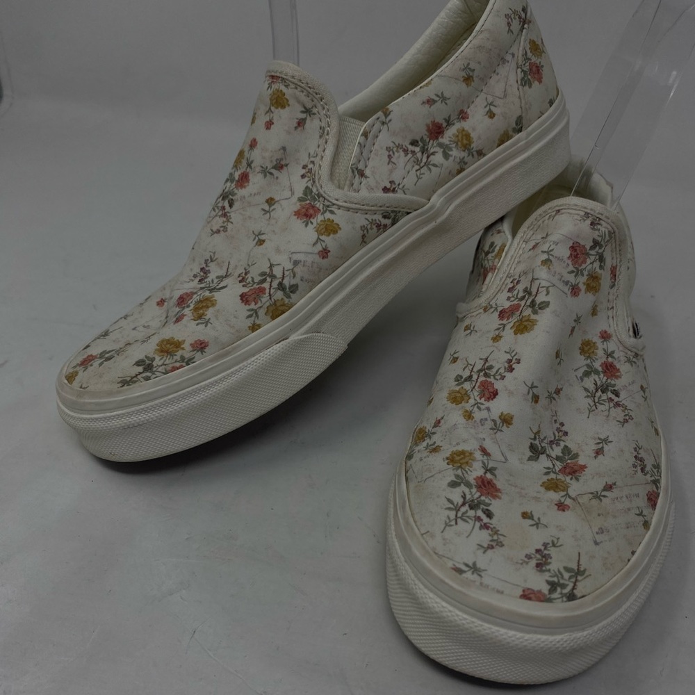 Vans Classic Slip on vintage floral marshmallow women’s - Picture 9 of 14